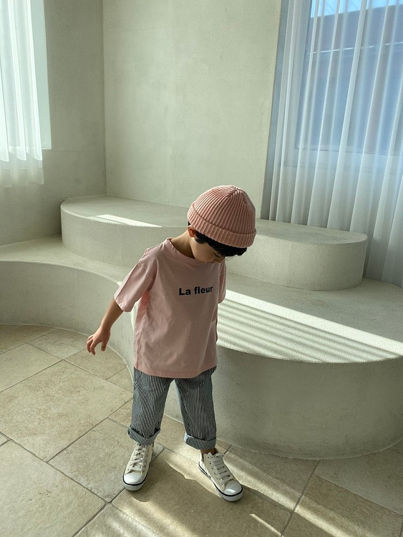 GREEN TOMATO - Korean Children Fashion - #Kfashion4kids - Flower Painting Tee - 8