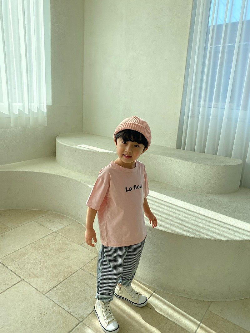GREEN TOMATO - Korean Children Fashion - #Kfashion4kids - Flower Painting Tee - 9