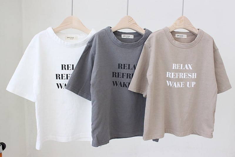 GREEN TOMATO - Korean Children Fashion - #Kfashion4kids - Relax Short Sleeves Tee - 11