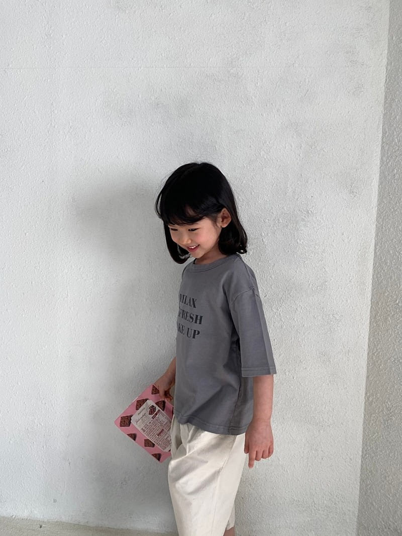 GREEN TOMATO - Korean Children Fashion - #Kfashion4kids - Relax Short Sleeves Tee - 2