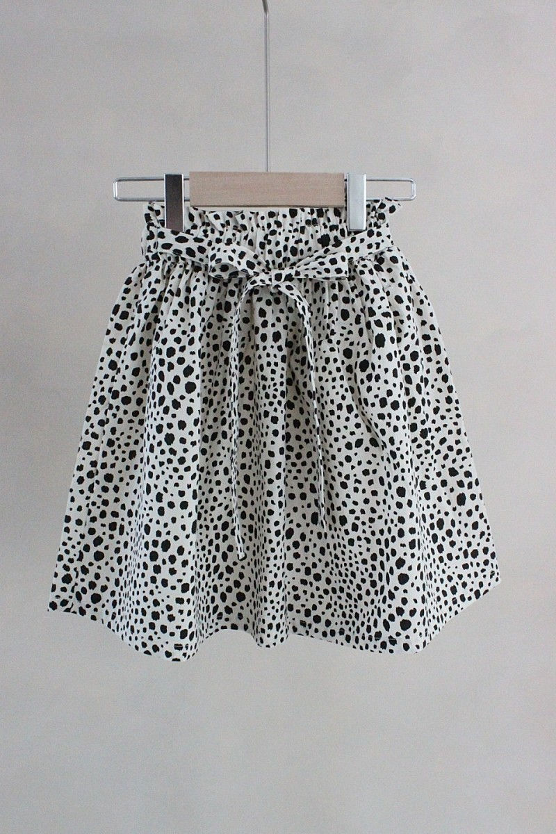 GREEN TOMATO - Korean Children Fashion - #Kfashion4kids - Leopard Skirt