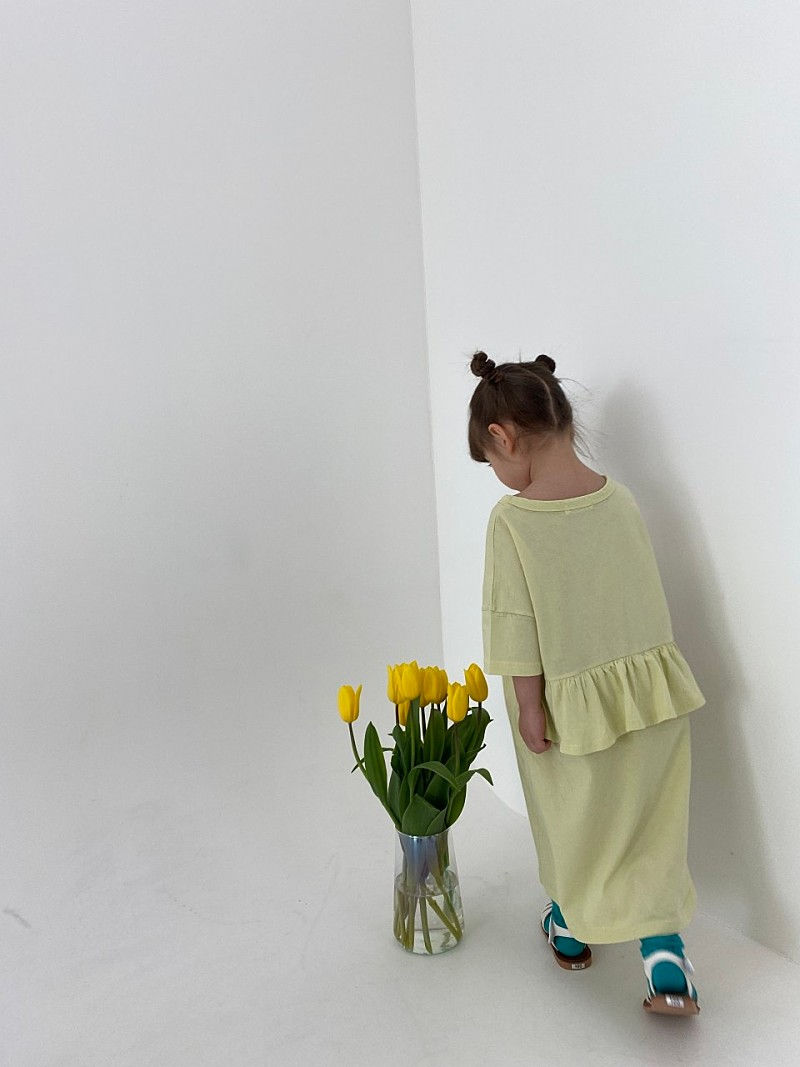 GREEN TOMATO - Korean Children Fashion - #Kfashion4kids - Picnic One-piece