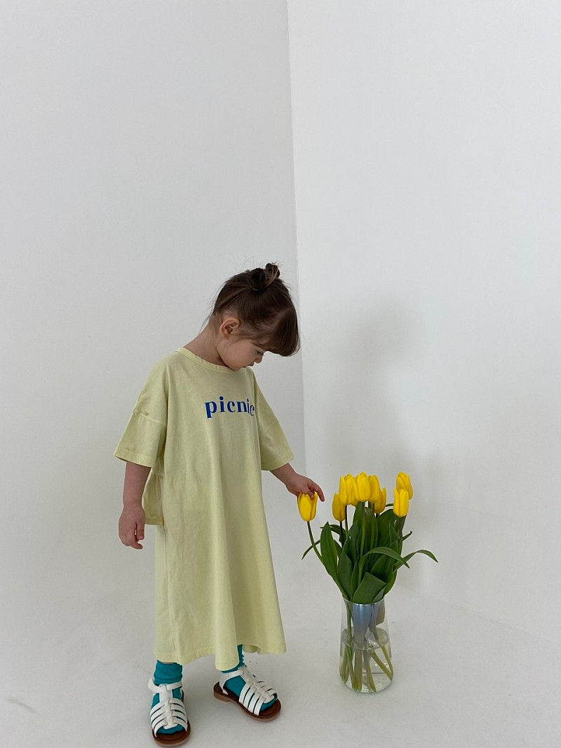 GREEN TOMATO - Korean Children Fashion - #Kfashion4kids - Picnic One-piece - 2