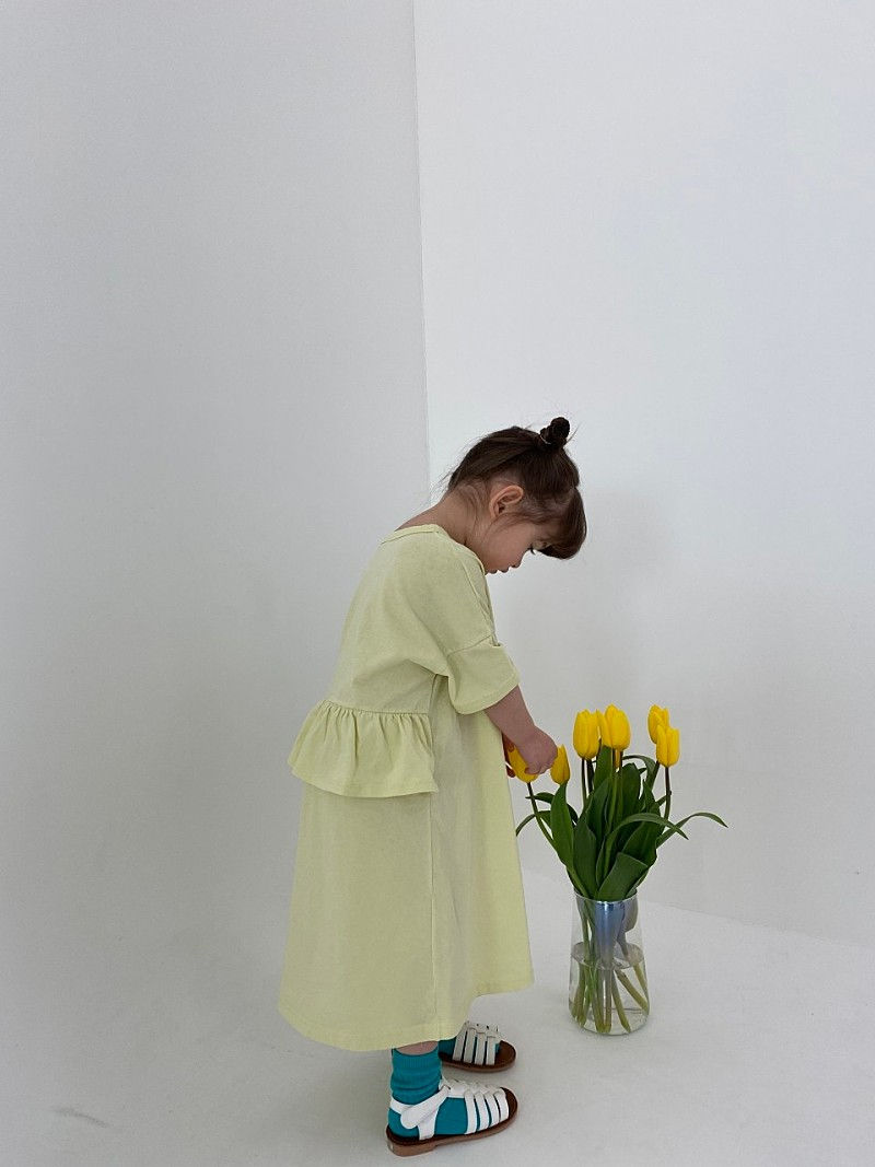 GREEN TOMATO - Korean Children Fashion - #Kfashion4kids - Picnic One-piece - 3