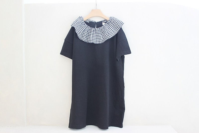GREEN TOMATO - Korean Children Fashion - #Kfashion4kids - Check Frill One-piece - 7