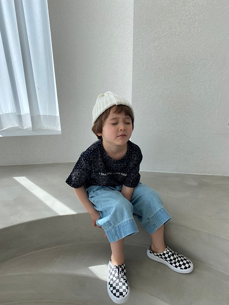 GREEN TOMATO - Korean Children Fashion - #Kfashion4kids - Denim Wide Shorts - 9