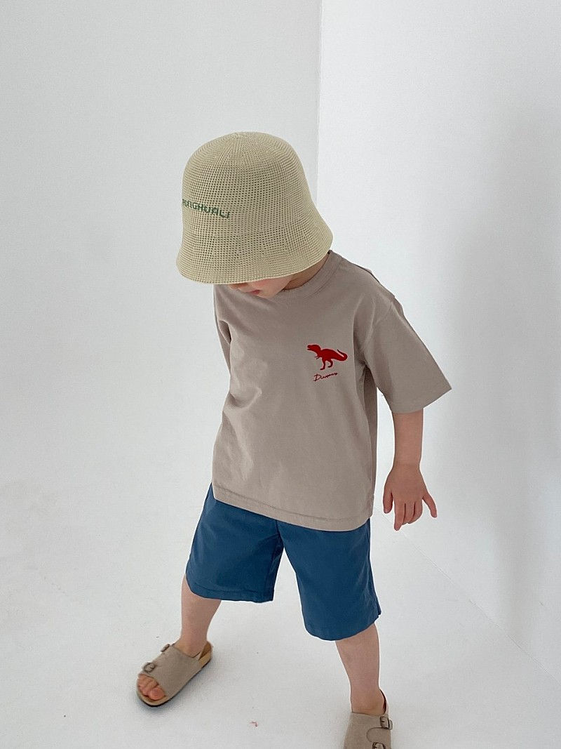 GREEN TOMATO - Korean Children Fashion - #Kfashion4kids - Huro Kingkong Dino Tee