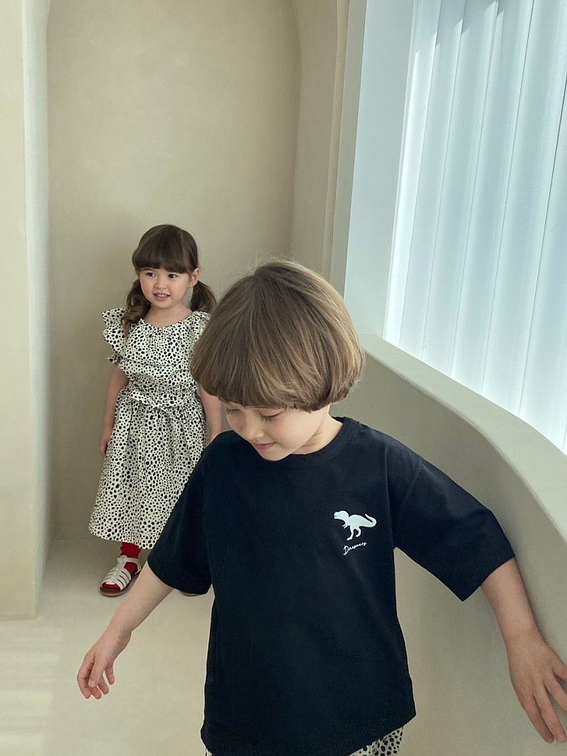 GREEN TOMATO - Korean Children Fashion - #Kfashion4kids - Huro Kingkong Dino Tee - 3