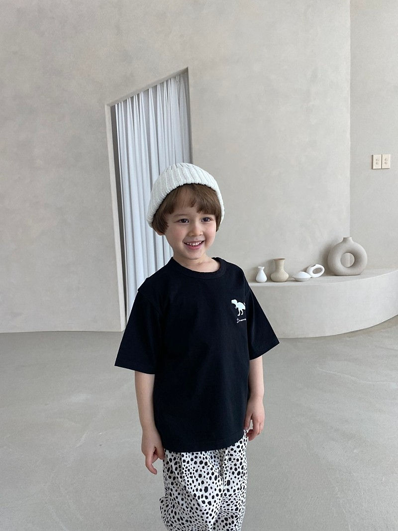 GREEN TOMATO - Korean Children Fashion - #Kfashion4kids - Huro Kingkong Dino Tee - 6