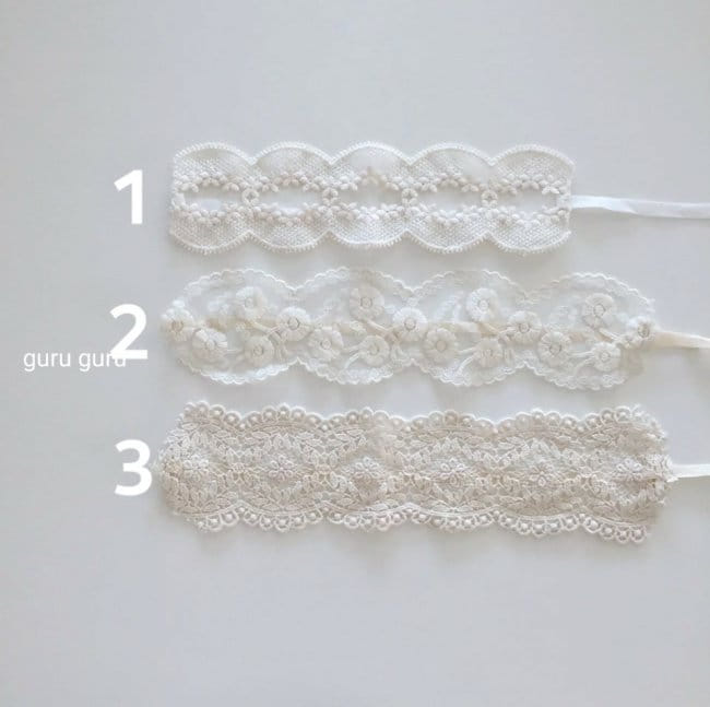 GURU GURU - Korean Children Fashion - #Kfashion4kids - Lace Hairband - 2