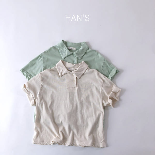 HAN'S - Korean Children Fashion - #Kfashion4kids - Summer Cool Collar Tee