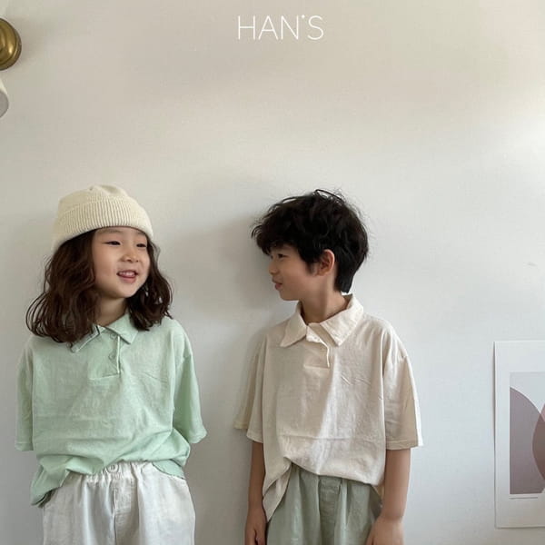 HAN'S - Korean Children Fashion - #Kfashion4kids - Summer Cool Collar Tee - 3