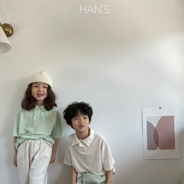 HAN'S - Korean Children Fashion - #Kfashion4kids - Summer Cool Collar Tee - 4