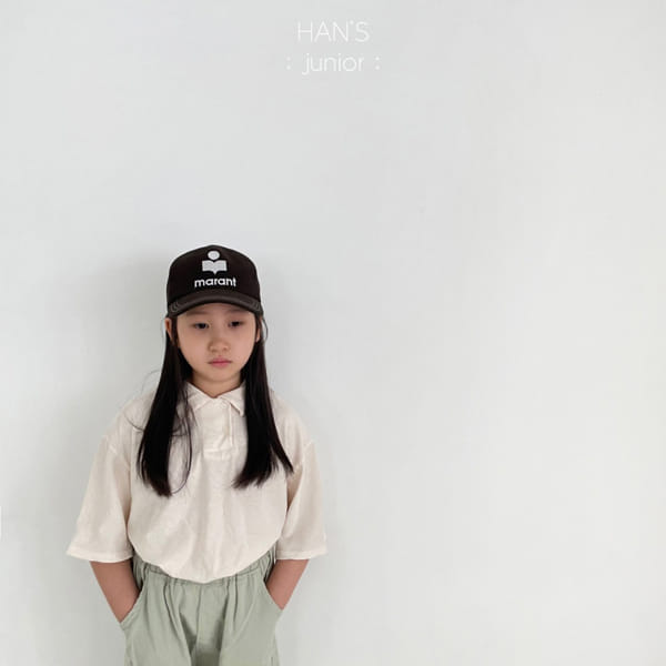 HAN'S - Korean Children Fashion - #Kfashion4kids - Summer Cool Collar Tee - 6