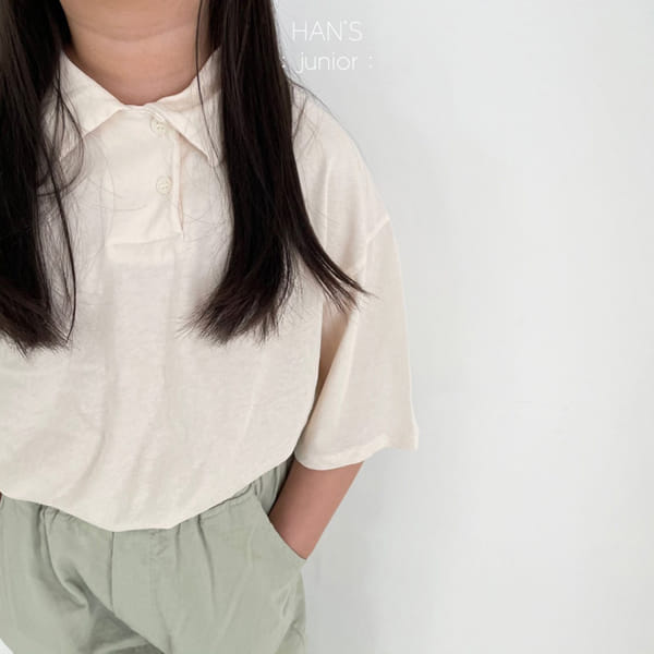 HAN'S - Korean Children Fashion - #Kfashion4kids - Summer Cool Collar Tee - 7