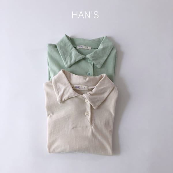 HAN'S - Korean Children Fashion - #Kfashion4kids - Summer Cool Collar Tee - 8