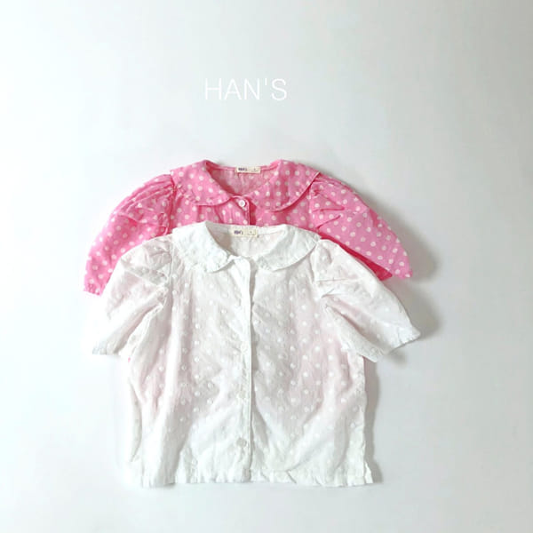 HAN'S - Korean Children Fashion - #Kfashion4kids - Salior Puff Blouse