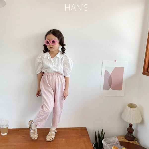 HAN'S - Korean Children Fashion - #Kfashion4kids - Salior Puff Blouse - 2