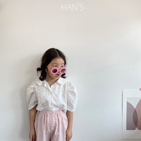 HAN'S - Korean Children Fashion - #Kfashion4kids - Salior Puff Blouse - 3