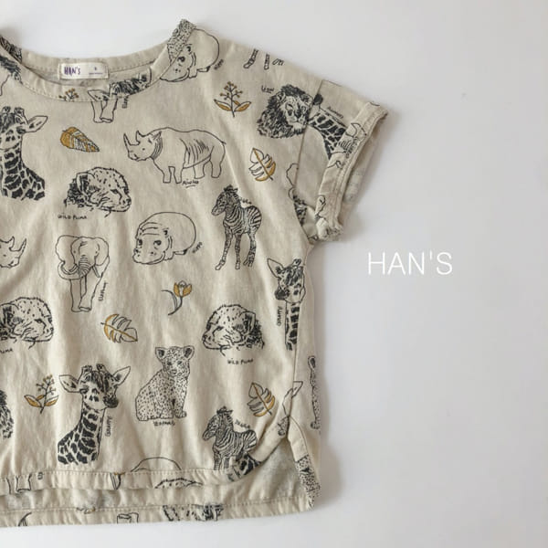 HAN'S - Korean Children Fashion - #Kfashion4kids - Safari Tee - 8