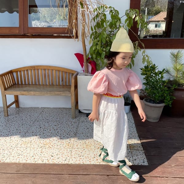 HAN'S - Korean Children Fashion - #Kfashion4kids - Big Puff Tee - 3