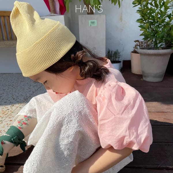 HAN'S - Korean Children Fashion - #Kfashion4kids - Big Puff Tee - 4