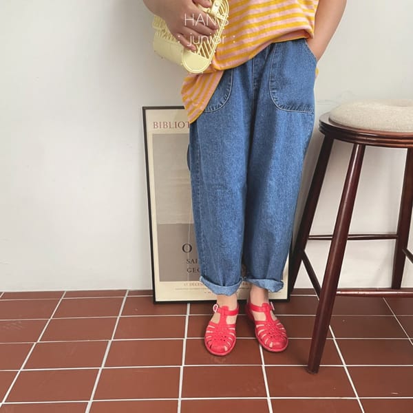 HAN'S - Korean Children Fashion - #Kfashion4kids - Line Jeans - 6
