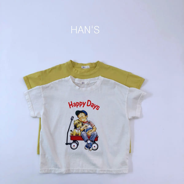 HAN'S - Korean Children Fashion - #Kfashion4kids - Happy Days Tee