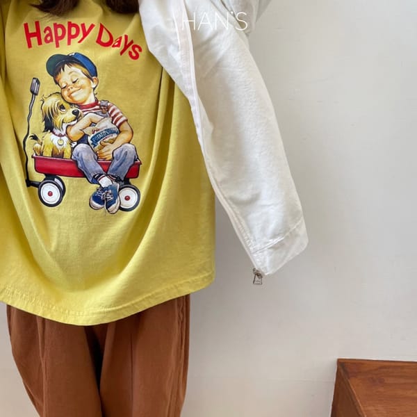 HAN'S - Korean Children Fashion - #Kfashion4kids - Happy Days Tee - 4