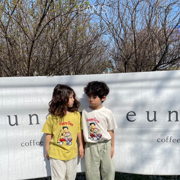 HAN'S - Korean Children Fashion - #Kfashion4kids - Happy Days Tee - 5