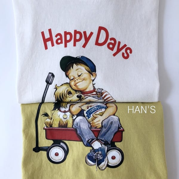 HAN'S - Korean Children Fashion - #Kfashion4kids - Happy Days Tee - 9