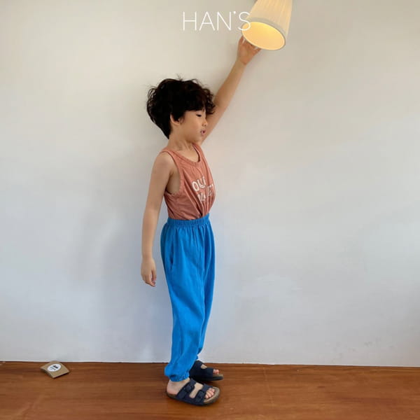 HAN'S - Korean Children Fashion - #Kfashion4kids - Planet Mango Sleeveless Tee - 4