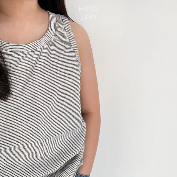 HAN'S - Korean Children Fashion - #Kfashion4kids - Planet Mango Sleeveless Tee - 8