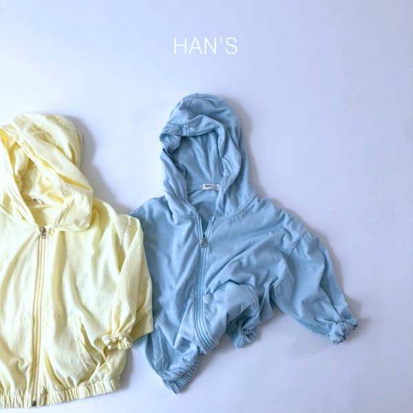 HAN'S - Korean Children Fashion - #Kfashion4kids - Cooling Hoody Zip-up