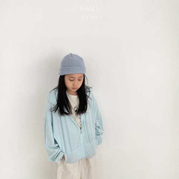 HAN'S - Korean Children Fashion - #Kfashion4kids - Cooling Hoody Zip-up - 6