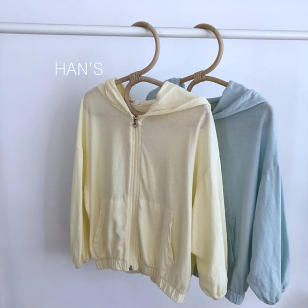 HAN'S - Korean Children Fashion - #Kfashion4kids - Cooling Hoody Zip-up - 9