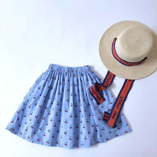 HAN'S - Korean Children Fashion - #Kfashion4kids - Cherry Jubiler Skirt