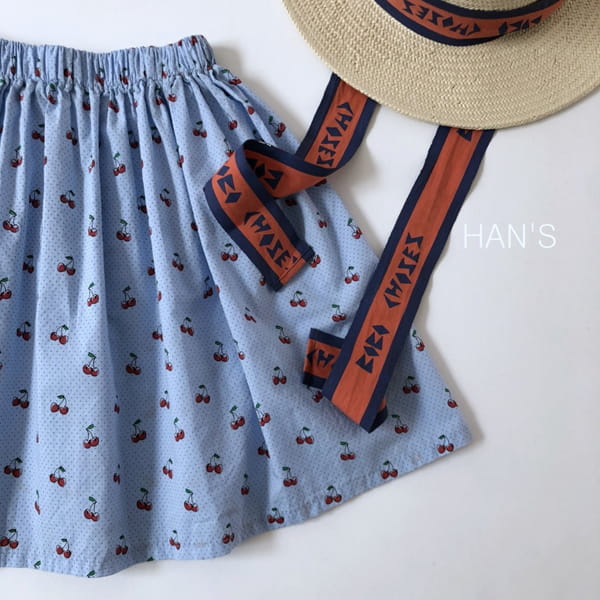 HAN'S - Korean Children Fashion - #Kfashion4kids - Cherry Jubiler Skirt - 8
