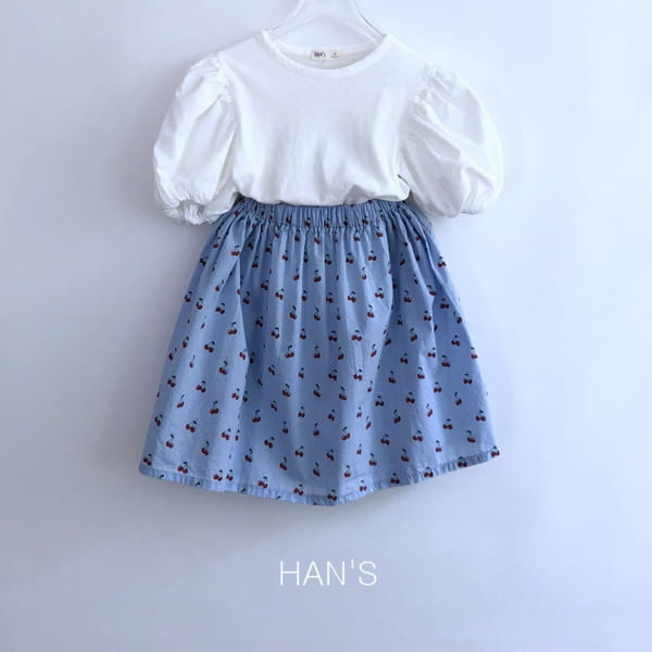 HAN'S - Korean Children Fashion - #Kfashion4kids - Cherry Jubiler Skirt - 9