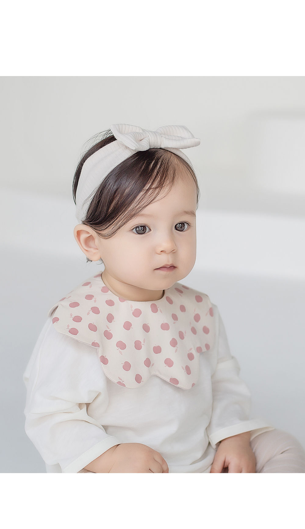 HAPPY PRINCE - Korean Children Fashion - #Kfashion4kids - Apple Baby Reversible Wave Bib - 2