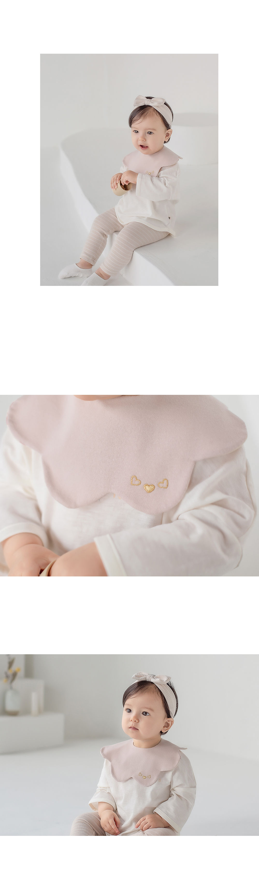 HAPPY PRINCE - Korean Children Fashion - #Kfashion4kids - Apple Baby Reversible Wave Bib - 5