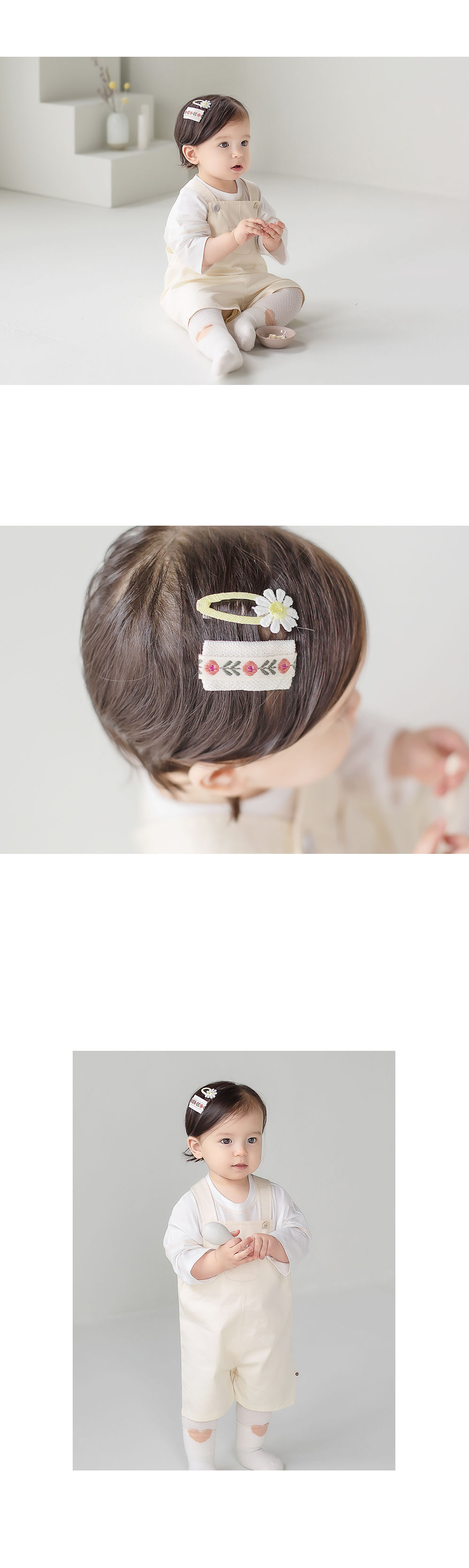 HAPPY PRINCE - Korean Children Fashion - #Kfashion4kids - Muaa Barrettes [set of 5] - 5