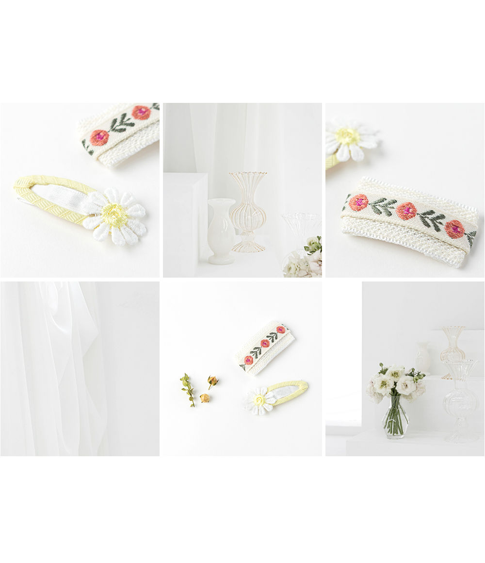 HAPPY PRINCE - Korean Children Fashion - #Kfashion4kids - Muaa Barrettes [set of 5] - 6
