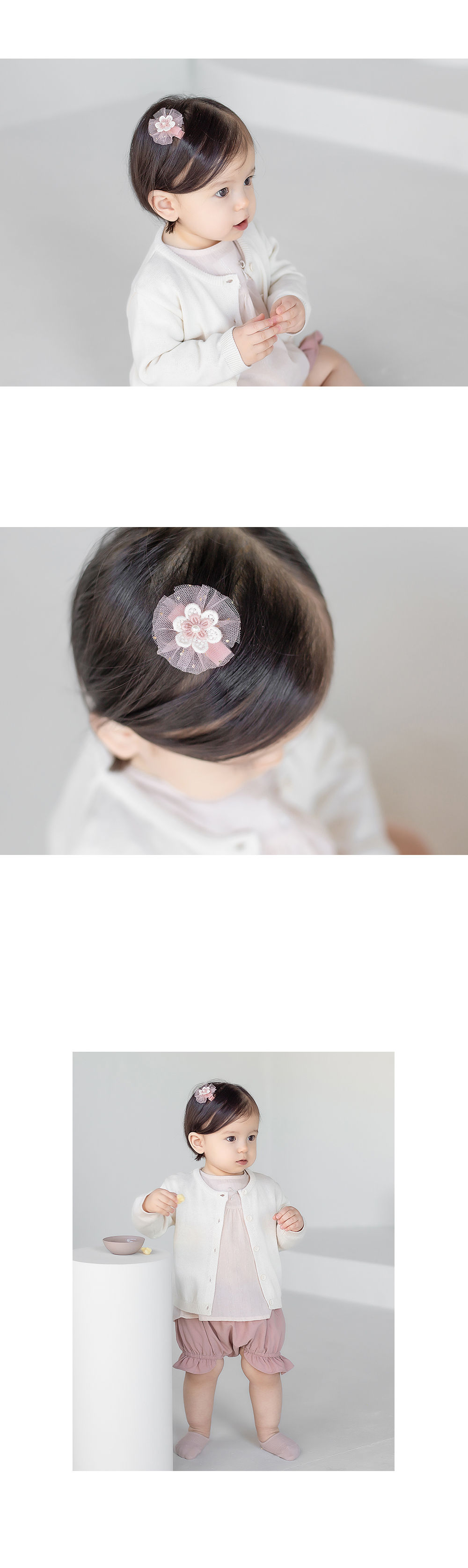 HAPPY PRINCE - Korean Children Fashion - #Kfashion4kids - Rosena Hairpin [set of 5] - 5
