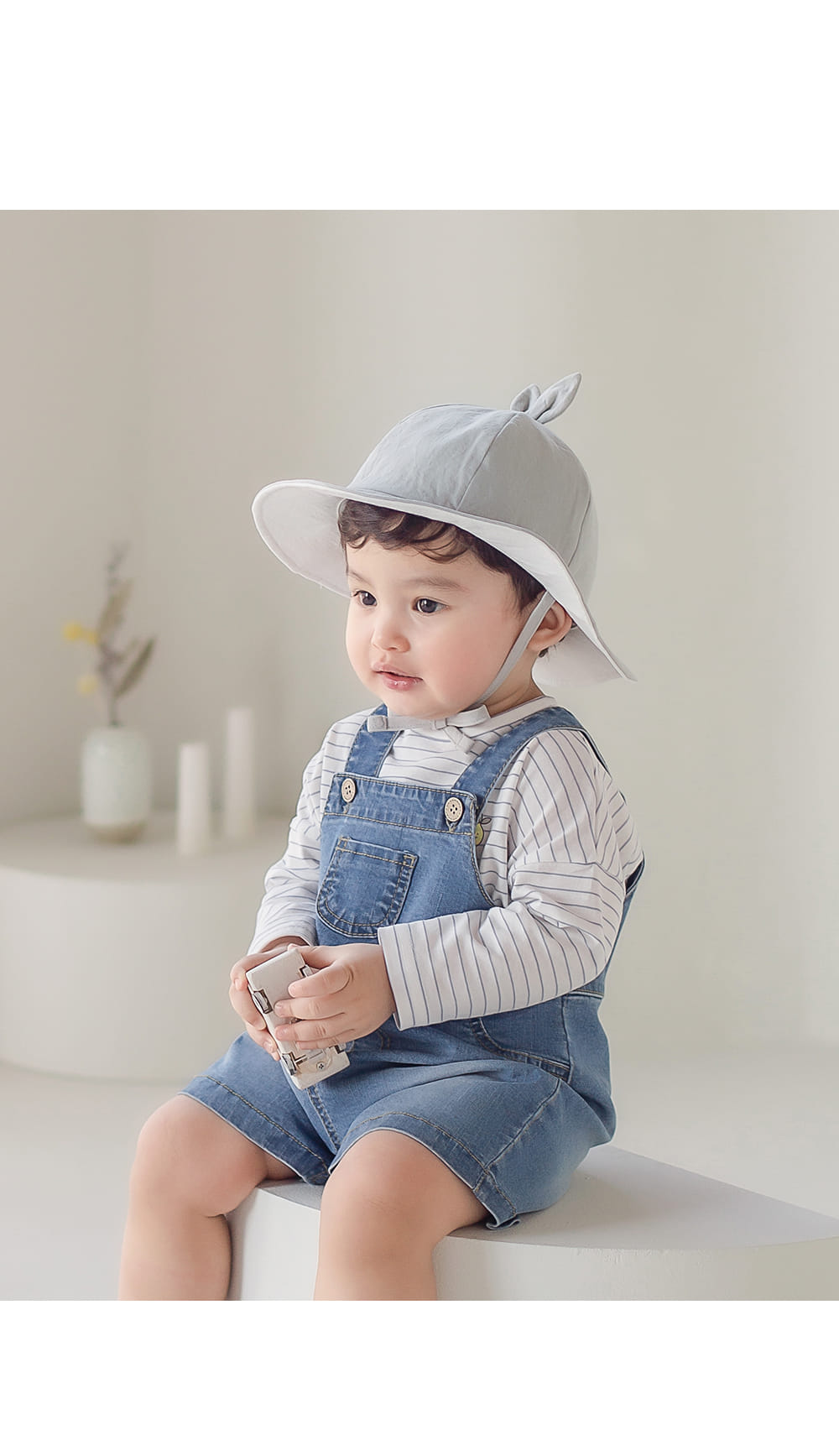 HAPPY PRINCE - Korean Children Fashion - #Kfashion4kids - Edgar Denim Bodysuit