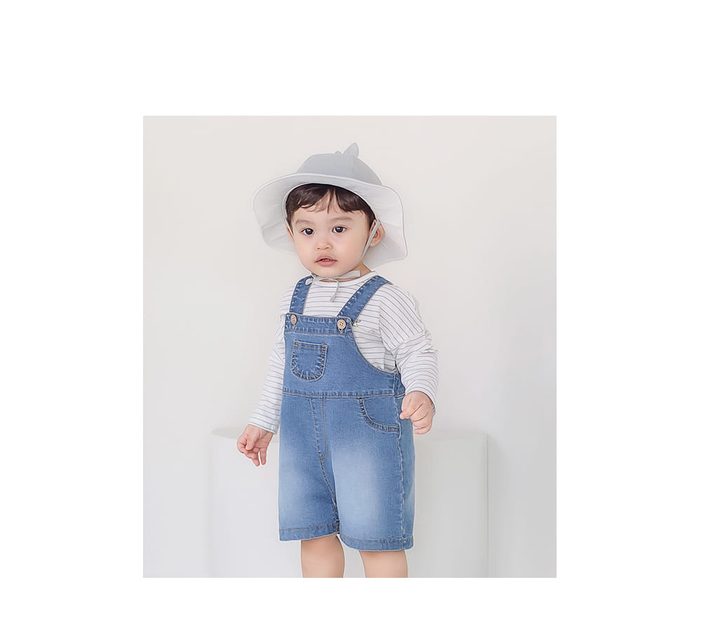 HAPPY PRINCE - Korean Children Fashion - #Kfashion4kids - Edgar Denim Bodysuit - 2