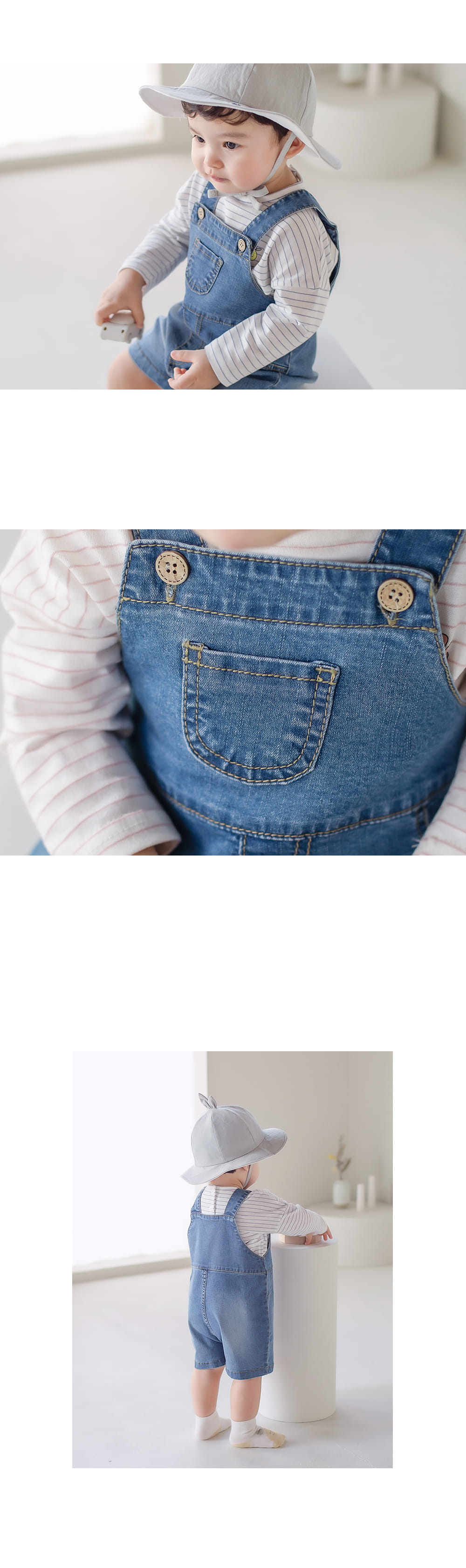 HAPPY PRINCE - Korean Children Fashion - #Kfashion4kids - Edgar Denim Bodysuit - 5