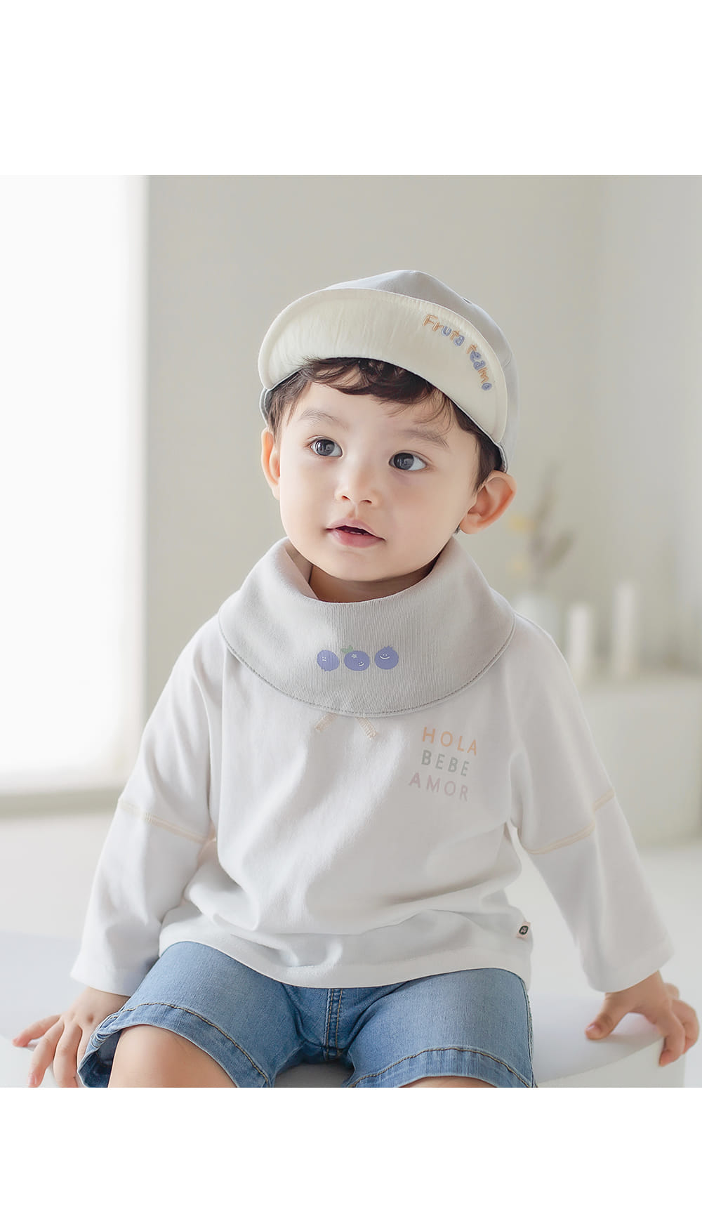 HAPPY PRINCE - Korean Children Fashion - #Kfashion4kids - Fruta Reversible Banana Bib