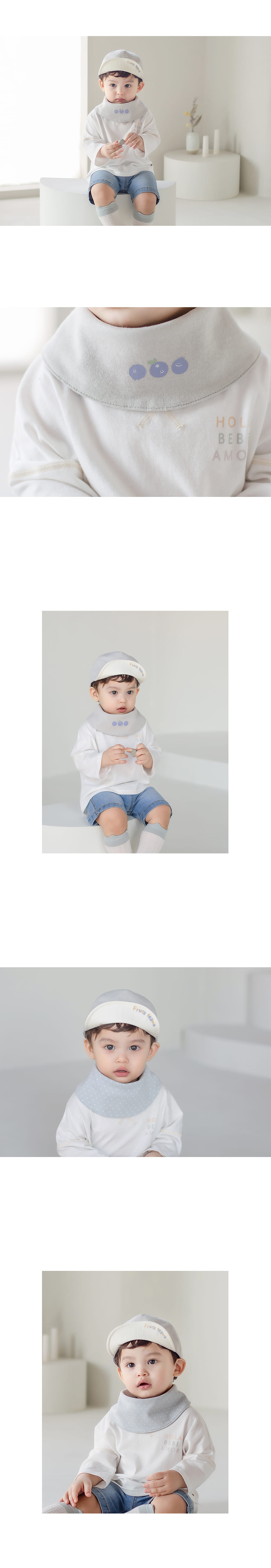HAPPY PRINCE - Korean Children Fashion - #Kfashion4kids - Fruta Reversible Banana Bib - 3