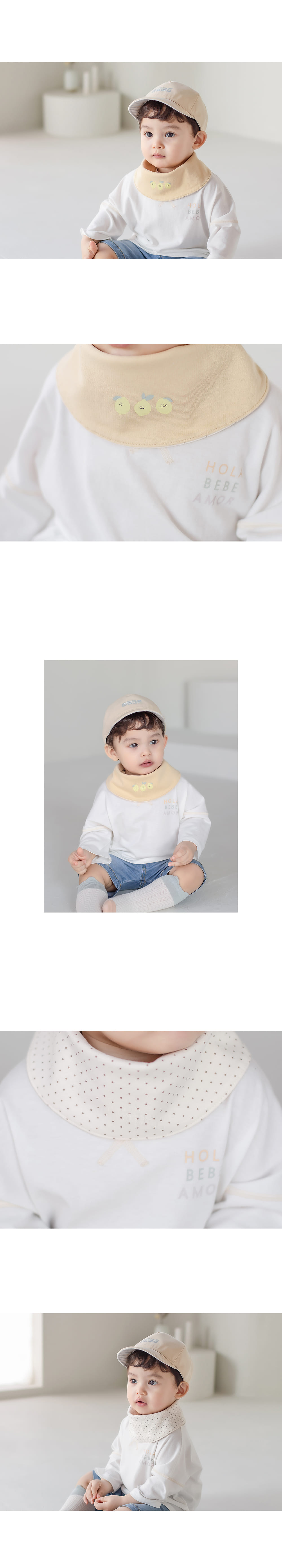 HAPPY PRINCE - Korean Children Fashion - #Kfashion4kids - Fruta Reversible Banana Bib - 4